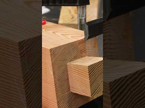 Shaving wood by hand