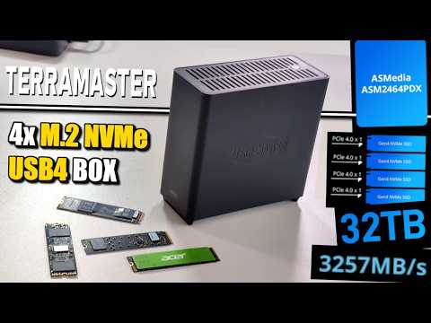 Terramaster D4 SSD USB4 Box Review