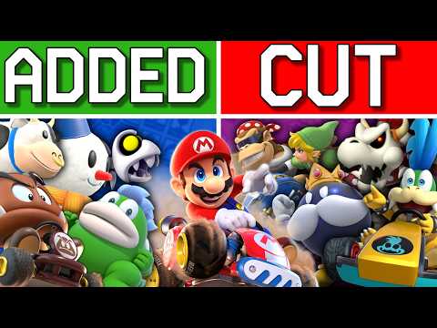 EVERY New & Removed Character from Mario Kart World!