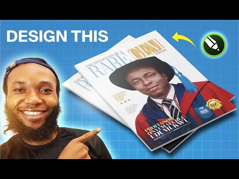How to design a Funeral Brochure magazine in CorelDraw | Step by Step Process