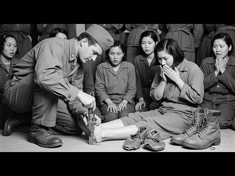 Japanese female POWs hid torn boots in shame. US Soldiers quietly measured and issued new shoes