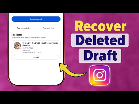 How to Recover Deleted Drafts On Instagram![2026 Updated]