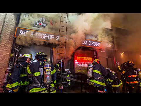 **FIRST DUE Arrival - MAYDAY!** HEAVY FIRE on all Floors of 3 Story [ Manhattan 3rd Alarm Box 568 ] 