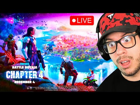 Fortnite CHAPTER 4 is OUT NOW!! (New Battle Pass and Map)