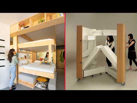 Genius Small Apartment Designs  Space Saving Furniture & Smart Living Ideas