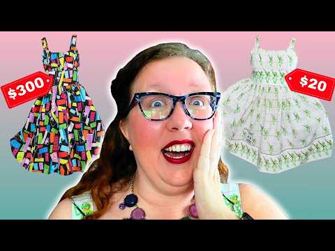 I made the Monster’s Inc Disney Dress on a budget || Cloning My Clothes