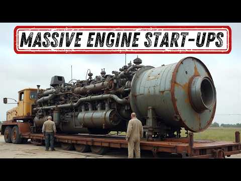 62 MASSIVE RARE OLD ENGINES STARTING UP SOUND THAT WILL BLOW YOUR EARS