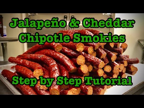 How to Make:  Jalapeño & Cheese Chipotle Smokies!  Step by Step Tutorial | Smokehouse Bayou