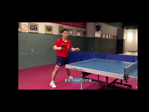 Сунь Хао Хонг. Современный топспин слева. Подробно.