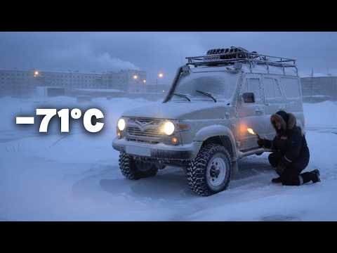 How We Drive a Car at −71°C (−95°F) | Yakutia, Siberia