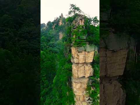 Wulingyuan: Where Mountains Touch the Sky #chinatravel #discoverthewonder #chinalandscape
