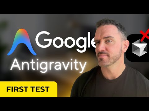 Google's Cursor Killer - Anti Gravity IDE First Look (It's Good)