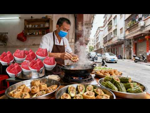 廣東/梅州美食/世界客都/街頭美食/釀三寶/釀豆腐/醃麵/三及第湯 /味酵粄/豬腳飯/燒賣/糍粑/牛雜/糍粑/水晶柚/鹽焗/傳統美食/老字號