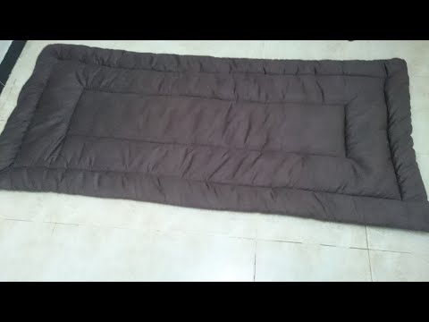 خياطة بساطات باستعمال كوفيرطة قديمة الطريقة الثالثة مع كيفية استعمال آلة الخياطة بالتفصيل