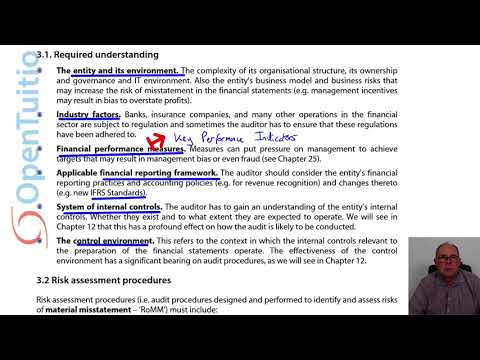 The Stages of an Audit and planning - ACCA Audit and Assurance (AA)