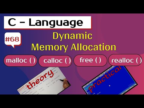 Dynamic Memory Allocation in c | malloc() | calloc () | free() | realloc()