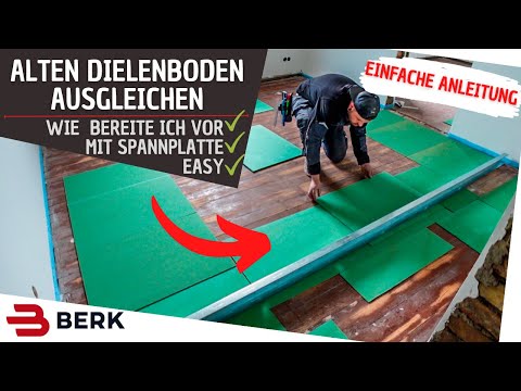 Leveling and smoothing the floorboards with chipboard is the best option.