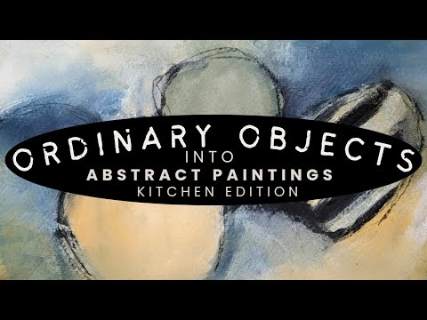 Turn Ordinary Objects Into Abstract Paintings #abstractpainting #abstractart