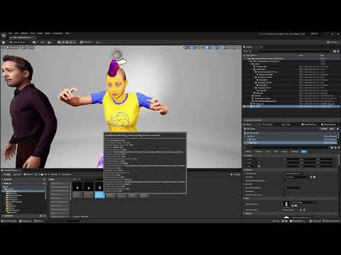 How to Connect Head and Body Animations to MetaHumans without Sequencer