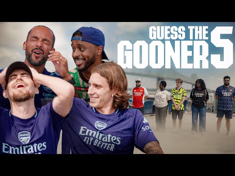GUESS THE GOONER 5 | Riccardo Calafiori, Jorginho, Theo Walcott, Sharky & Frimmy