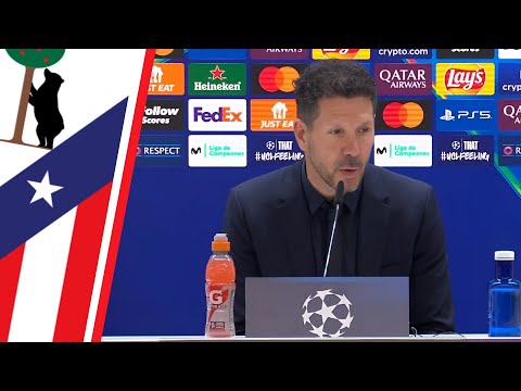 DERBI MADRILEÑO | Reacción de SIMEONE tras perder en el Real Madrid vs Atlético | Champions League