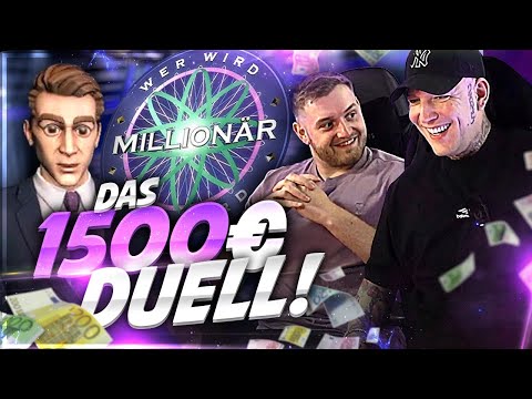 MONTE gegen TRYMACS - 1500€ DUELL!!🤯 | Wer wird Millionär | SpontanaBlack