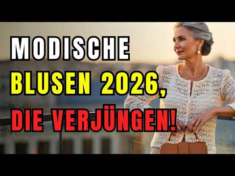 Modische Blusen 2026: Diese Trends lassen dich sofort strahlen!