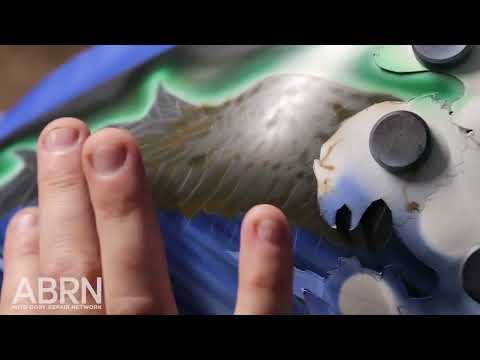 How to airbrush an eagle wing