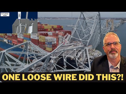 Key Bridge Destroyed because of a Label on a Single Cable