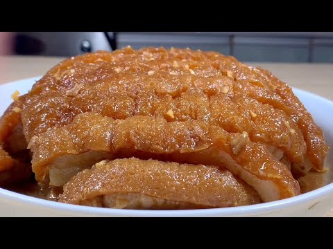 广西人做扣肉，就是一位家庭主妇，也能做出和五星级酒店的大厨一样，做出顶级的虎皮扣肉。【秒飞美食屋】、扣肉 ，Buckle_meat， 美食教學​ ， 家常菜