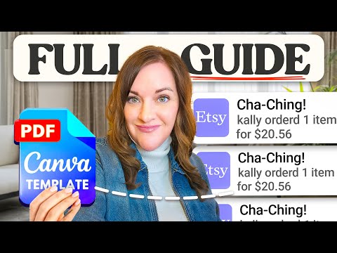 How to Create and Sell Canva Templates on Etsy (Step-by-Step Tutorial)