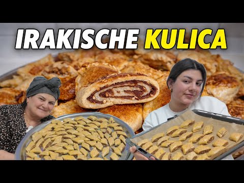 IRAKISCHE KULICA 🤤🥠 TRADITIONELL 🇹🇯YEZIDSCHE FEIER| SAMI.K & NADA…