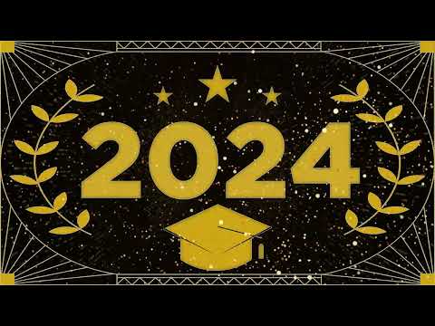 Graduation 2024 Loop. 2024 Background. Class of 24. No Music.