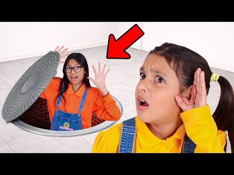 Ellie & Ben Secret Door Challenge! Kids Save Wendy 🗝️
