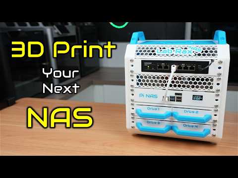 Turn Your 10″ Homelab Into a NAS! 3D Printable Drive & SBC Shelves