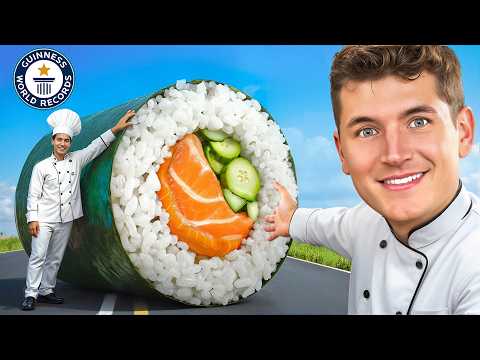 I Made The World's Largest Sushi!