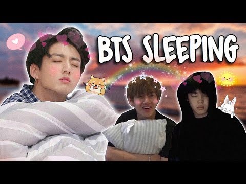 BTS Sleeping!