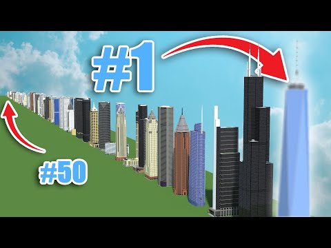 I built EVERY STATE'S Tallest Building in Minecraft!