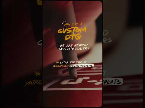 Giveaway- Custom DTG Cassette Player