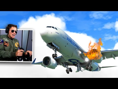 CATASTROPHIC ENGINE-OUT MAYDAY SURVIVAL - Microsoft Flight Simulator