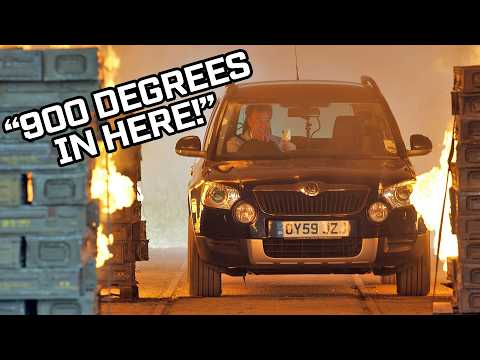 Jeremy Clarkson Lands A Helicopter On A Skoda Yeti | Top Gear Classic