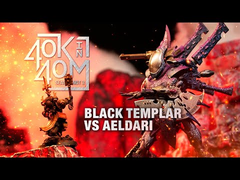 Black Templar vs an Aeldari Wraith army. Nick Plays Eldar??