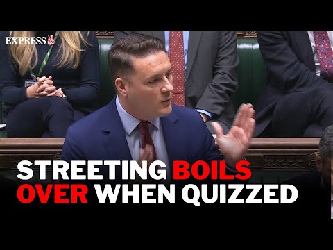 Streeting STUTTERS his way through puberty blocker questioning in Commons CLASH