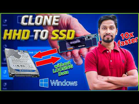 How to Clone Your Windows HDD to SSD🚀Easy and Fast Clone Process..!
