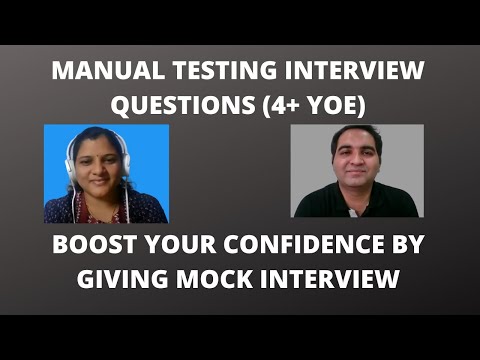 Manual Testing Interview Questions and Answers  - Manual Testing Mock Interview