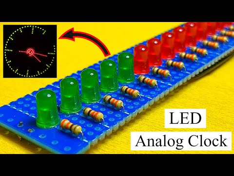 how to make Propeller LED Analog Clock, Arduino NANO, utsource