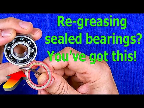 How to grease (or re-grease) sealed bearings