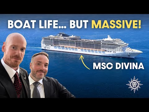 Boarding the MSC Divina | Boat Life… But MASSIVE! 🚢