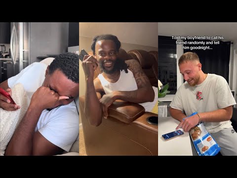 Men Calling Their Homeboys To Say Goodnight 😭😂 PRANK