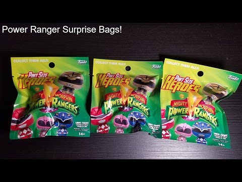 Power Rangers Mighty Morphin funko pint size heroes blind bags surprise review Sadisharestoysreview